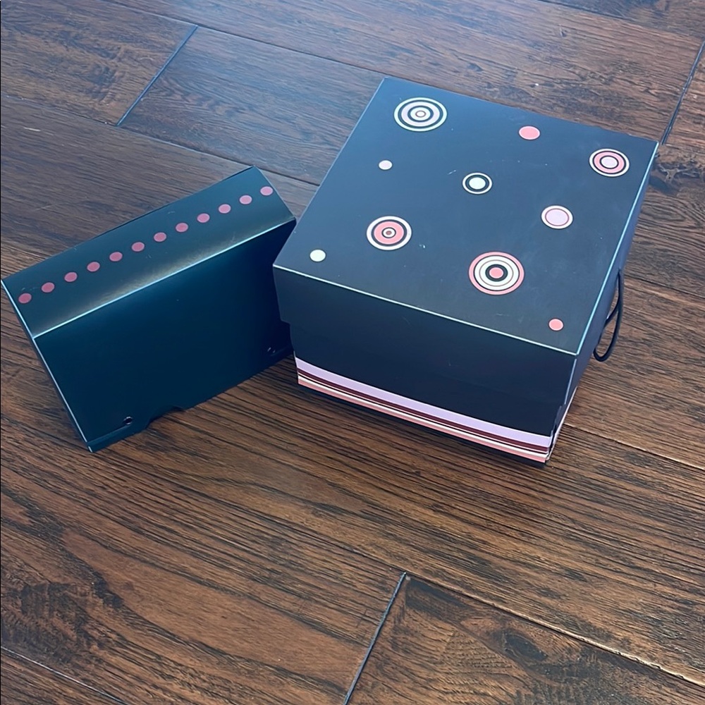 CREATIVE MEMORIES Brown and Pink Photo Storage Box